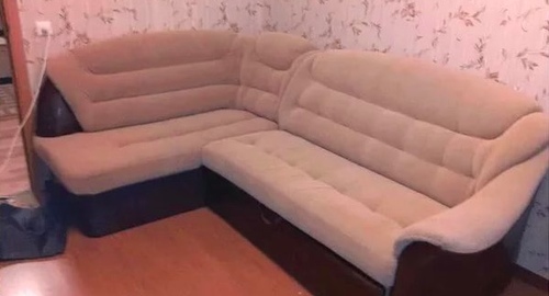 Перетяжка углового дивана. Знаменск